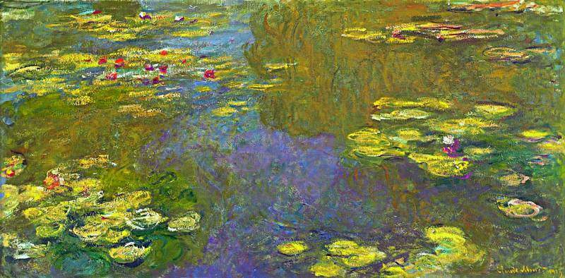 A picture of the painting 'Water Lilies'