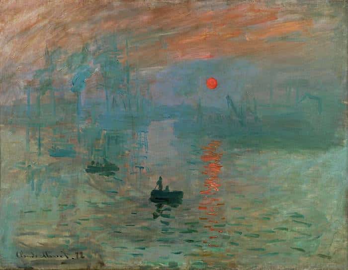 A picture of the painting 'Impressionism - Sunrise'