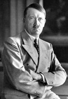 What started world war II?  A picture of Hitler in 1934