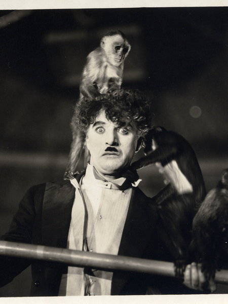 Biography of charlie chaplin - A scene from the movie 'The Circus'.