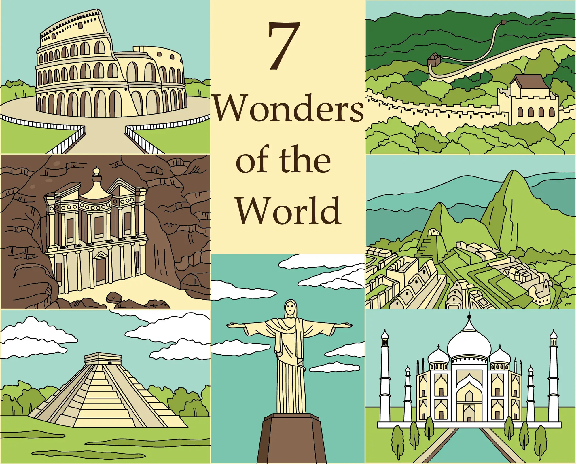 seven wonders of world essay