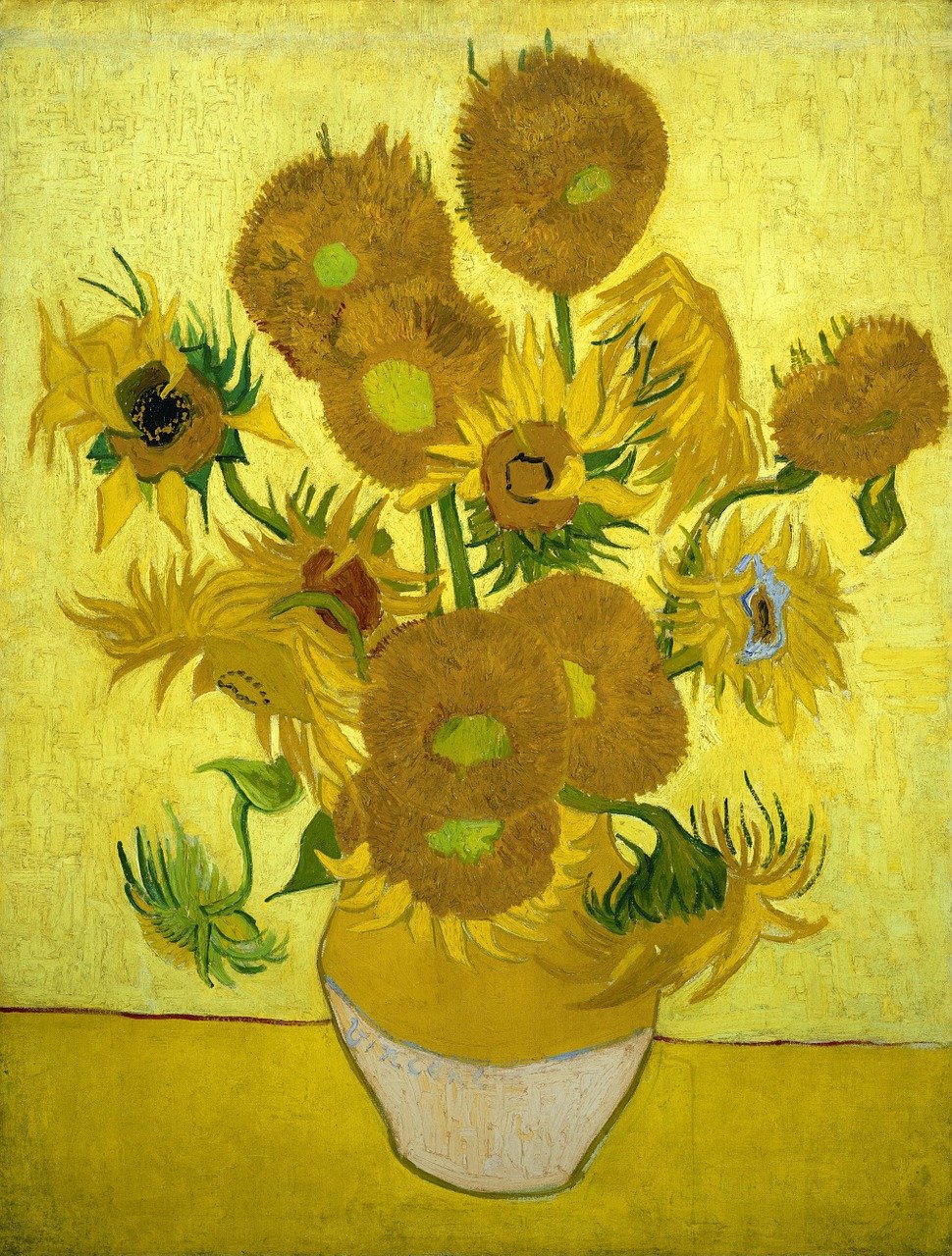 A painting from the Sunflowers series