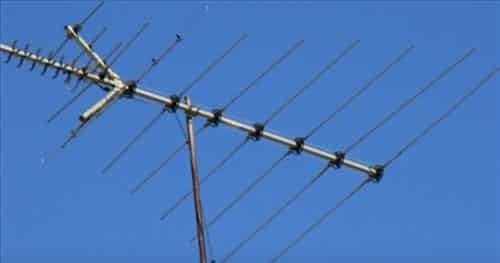 Picture of a TV antenna