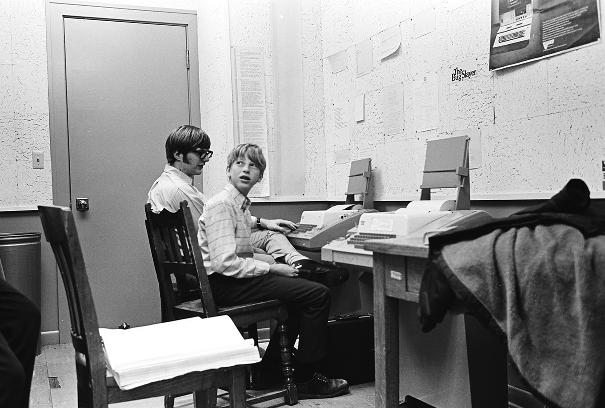 Why was Bill Gates successful? - A Picture of Allen and Bill