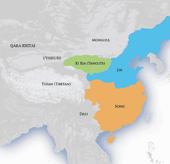 Map of China (ca. 1141A.D.)