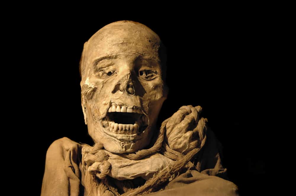 Picture of an Inca mummy