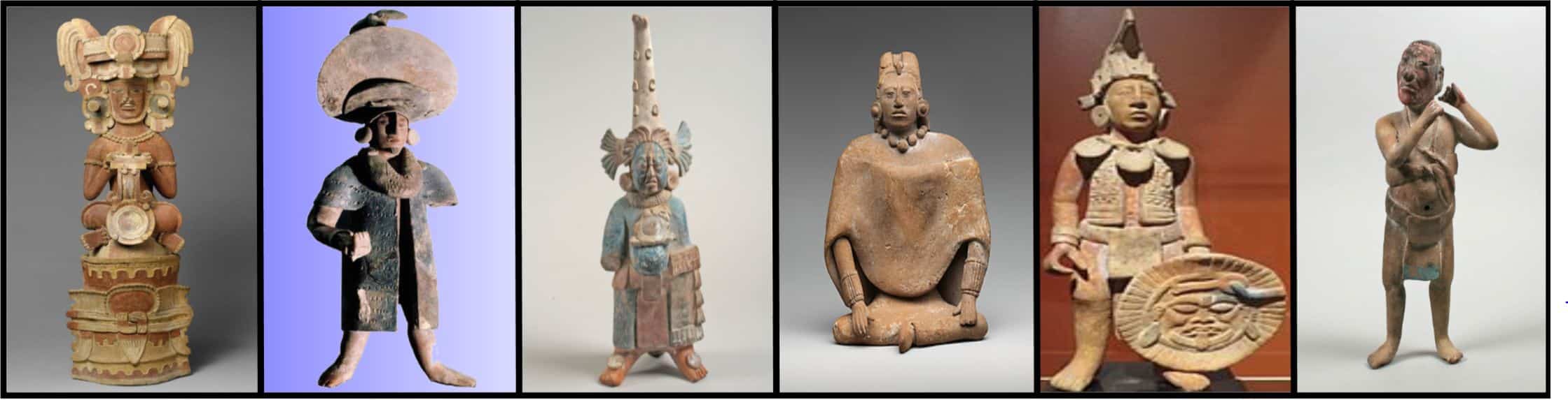 Maya clay figures
